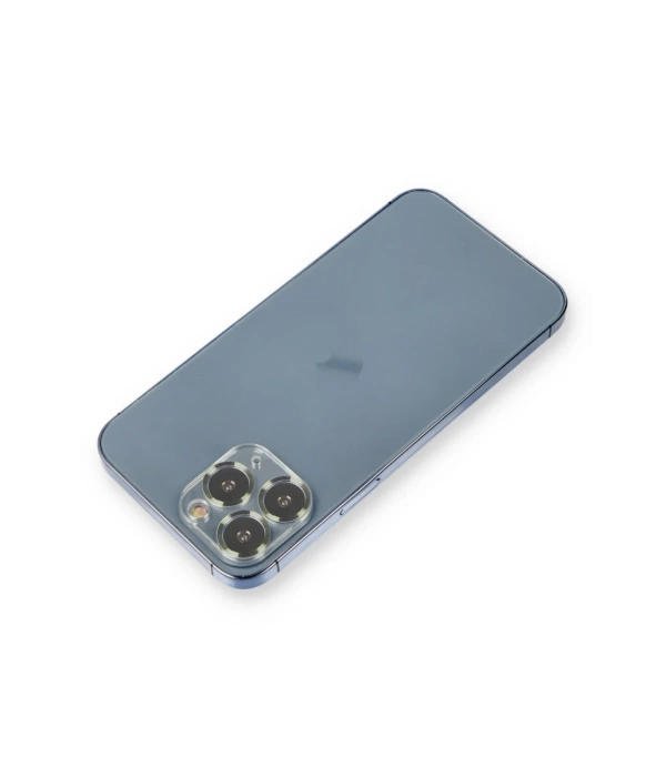Newface iPhone 11 Pro Max Metal Kamera Lens Koruma Cam - Koyu Yeşil
