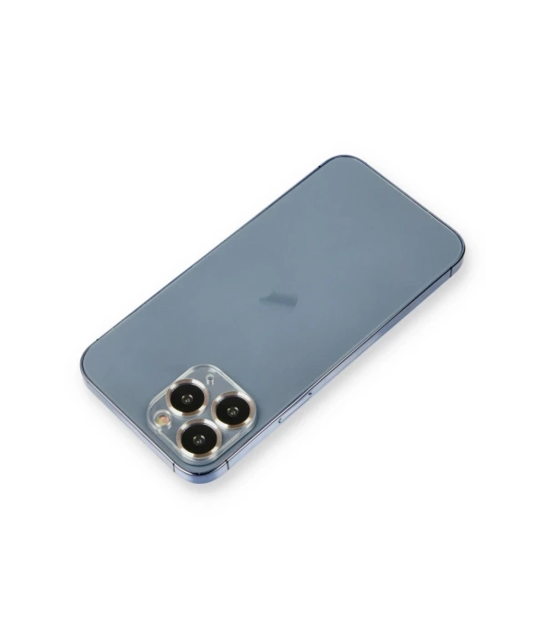 Newface iPhone 11 Pro Metal Kamera Lens Koruma Cam - Gold