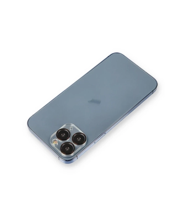 Newface iPhone 11 Pro Metal Kamera Lens Koruma Cam - Siyah