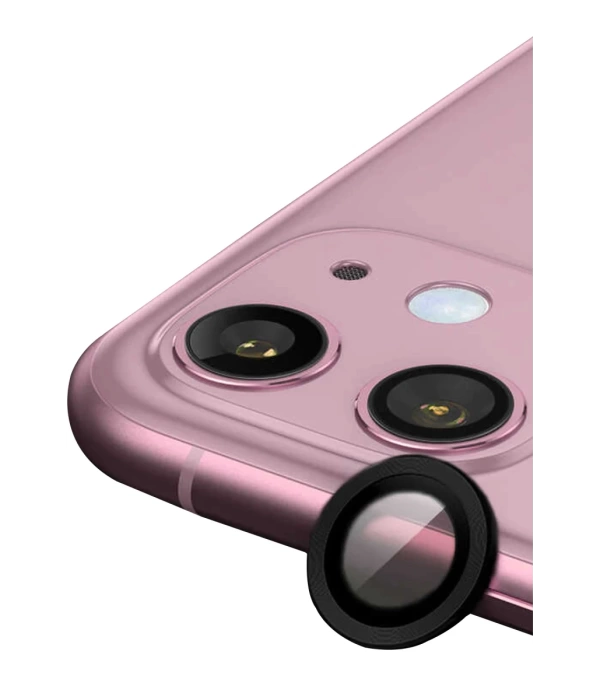 Newface iPhone 11 Raze Metal Kamera Lens - Siyah