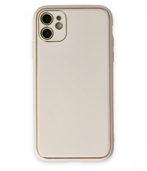 Newface iPhone 12 Kılıf Coco Deri Silikon Kapak