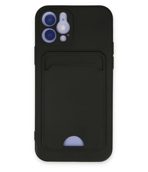 Newface iPhone 12 Kılıf Kelvin Kartvizitli Silikon