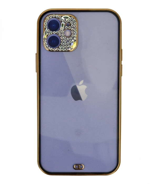 Newface iPhone 12 Kılıf Liva Taşlı Silikon