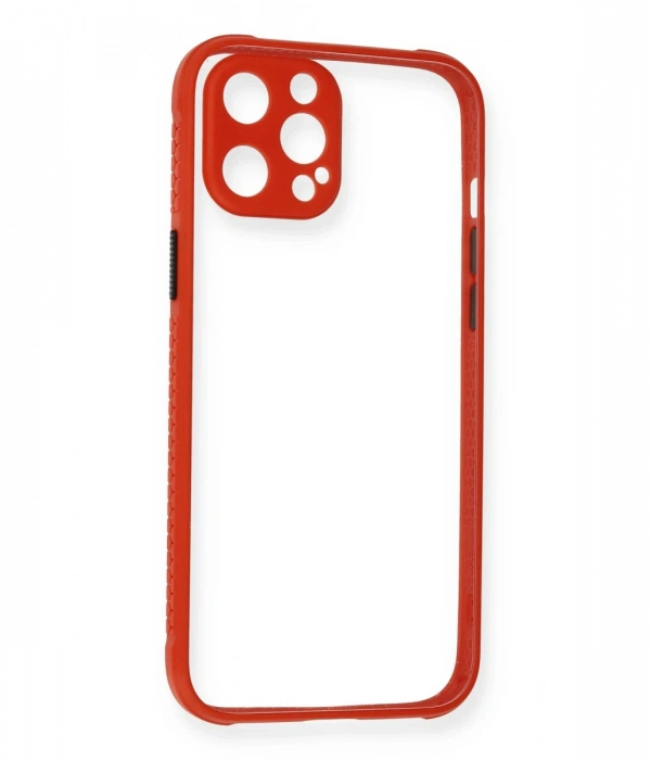 Newface iPhone 12 Kılıf Miami Şeffaf Silikon