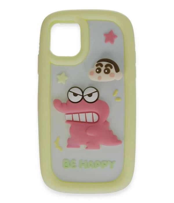 Newface iPhone 12 Kılıf Poky Karakter Silikon Kapak - Desen 4