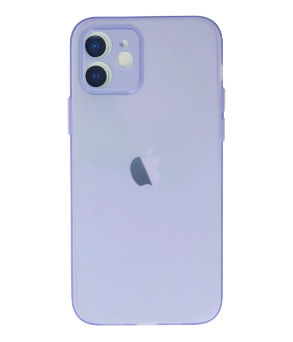 Newface iPhone 12 Kılıf Puma Silikon - Mor