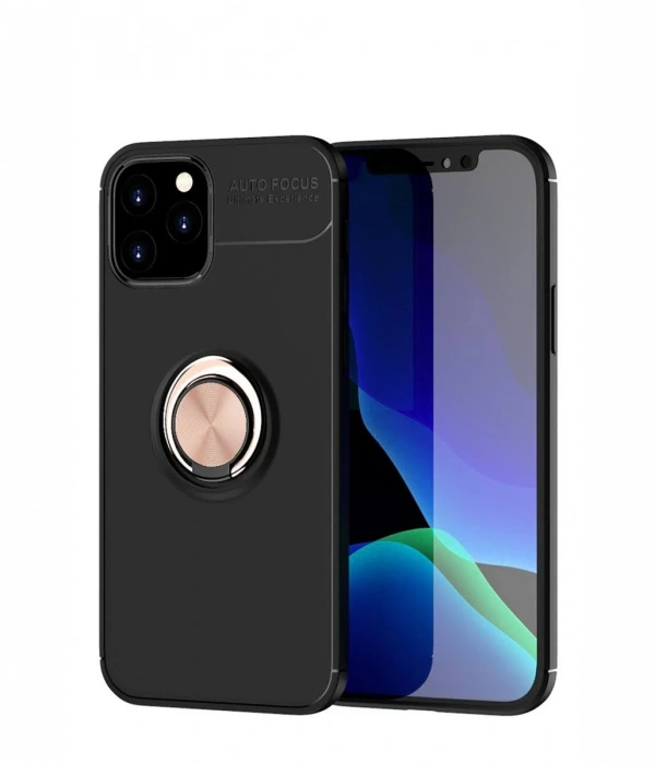 Newface iPhone 12 Kılıf Range Yüzüklü Silikon