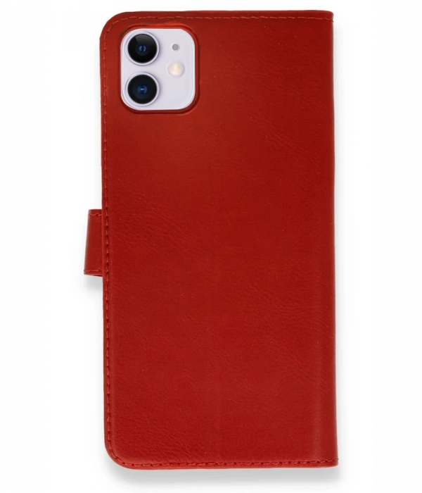 Newface iPhone 12 Mini Kılıf Trend S Plus Kapaklı Kılıf - Kırmızı