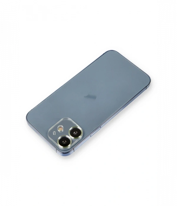 Newface iPhone 12 Mini Metal Kamera Lens Koruma Cam - Açık Yeşil