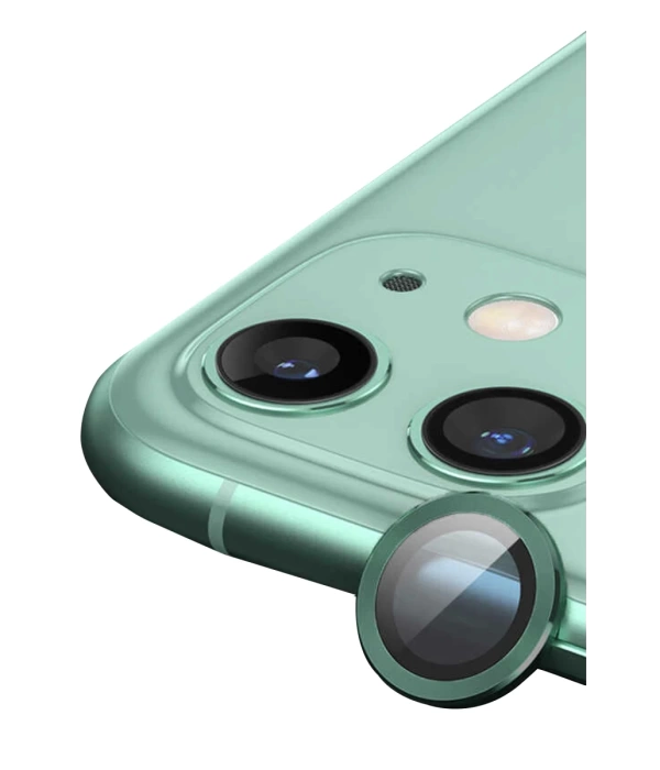Newface iPhone 12 Mini Raze Metal Kamera Lens - Yeşil