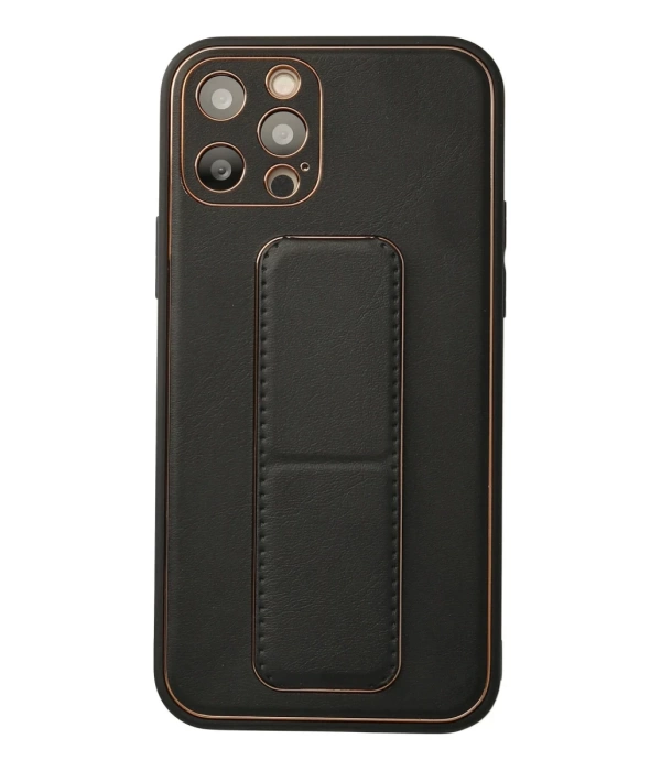 Newface iPhone 12 Pro Kılıf Coco Deri Standlı Kapak
