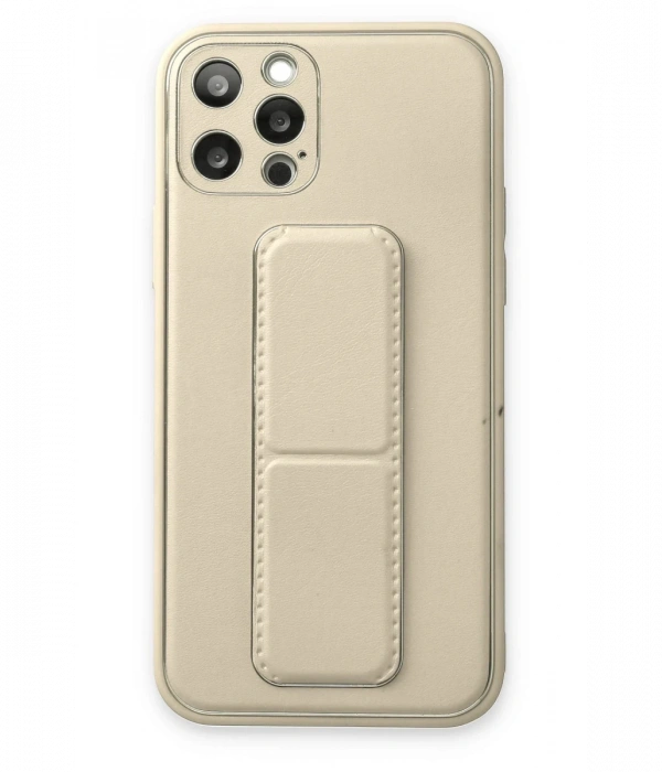 Newface iPhone 12 Pro Kılıf Coco Deri Standlı Kapak