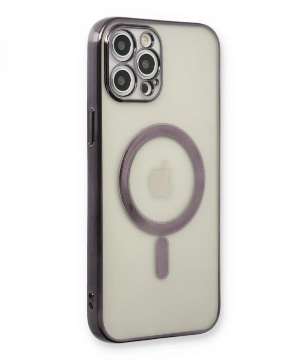 Newface iPhone 12 Pro Kılıf Magneticsafe Lazer Silikon