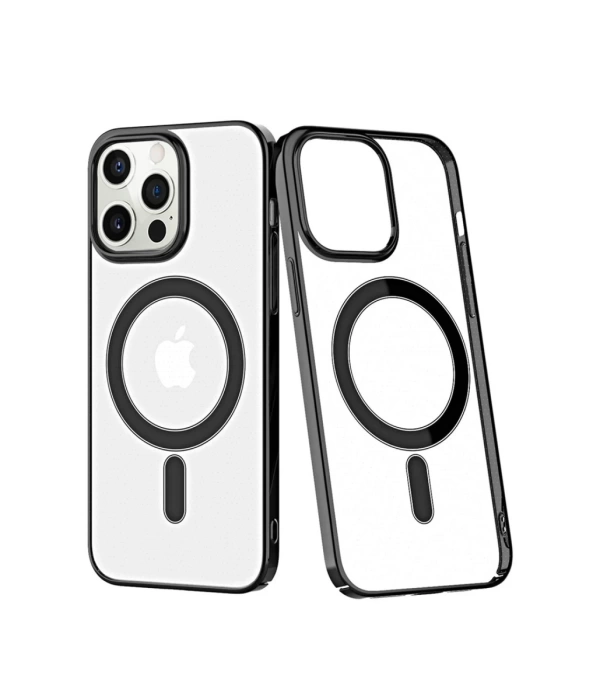 Newface iPhone 12 Pro Max Kılıf Element Magneticsafe Sert Kapak