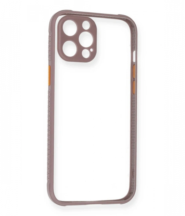 Newface iPhone 12 Pro Max Kılıf Miami Şeffaf Silikon