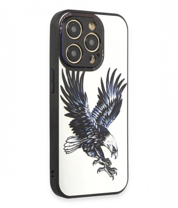 Newface iPhone 12 Pro Max Kılıf Mirror Desenli Kapak