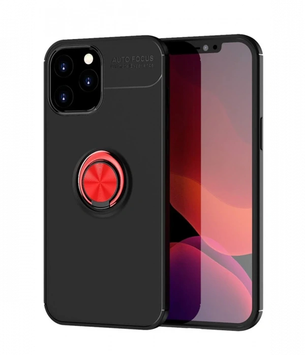 Newface iPhone 12 Pro Max Kılıf Range Yüzüklü Silikon