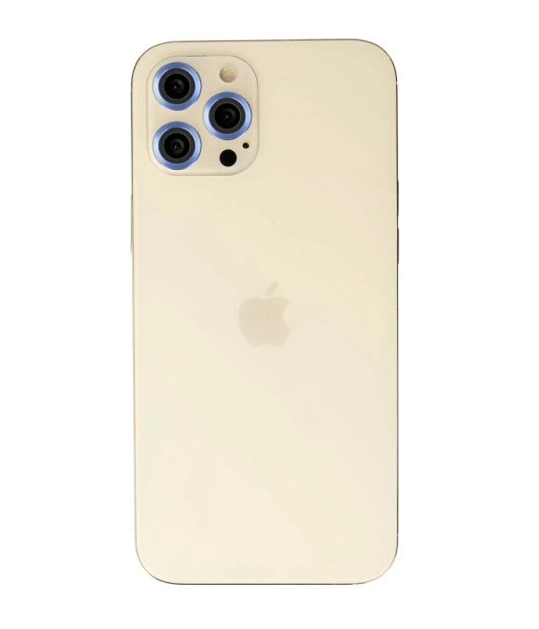 Newface iPhone 12 Pro Metal Kamera Lens - Mavi