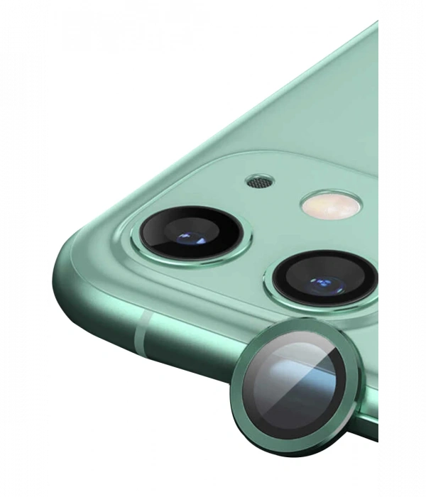 Newface iPhone 12 Raze Metal Kamera Lens - Yeşil