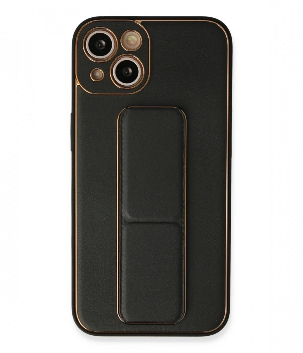 Newface iPhone 13 Kılıf Coco Deri Standlı Kapak