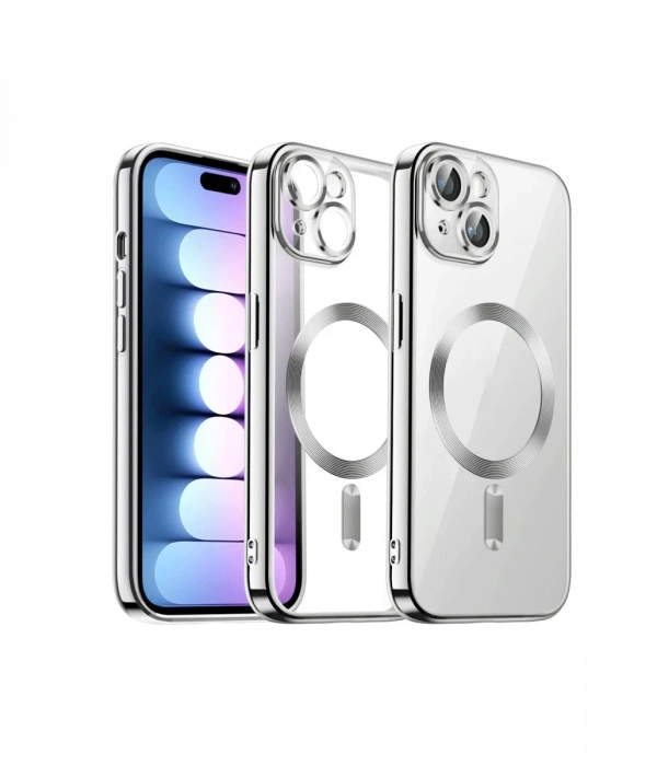 iPhone 13 Kılıf Kross Magneticsafe Kapak - Titan Gri