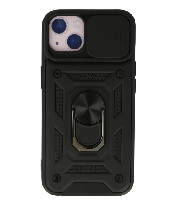 Newface iPhone 13 Kılıf Pars Lens Yüzüklü Silikon