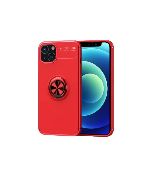 Newface iPhone 13 Kılıf Range Yüzüklü Silikon