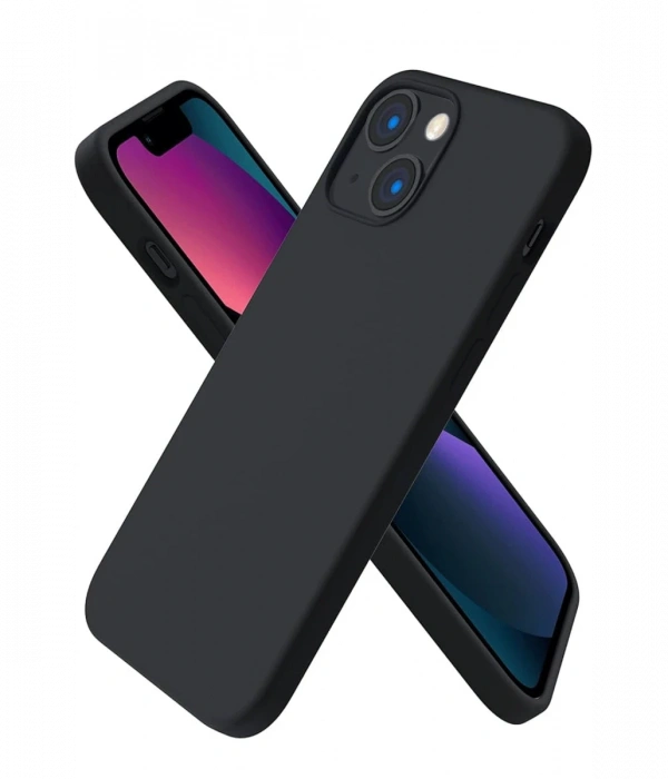 Newface iPhone 13 Mini Kılıf First Silikon - Siyah