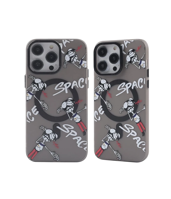 Newface iPhone 13 Pro Kılıf Apollo Magneticsafe Desenli Kapak