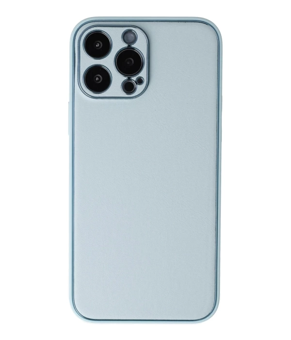 Newface iPhone 13 Pro Kılıf Coco Deri Silikon Kapak - Turkuaz