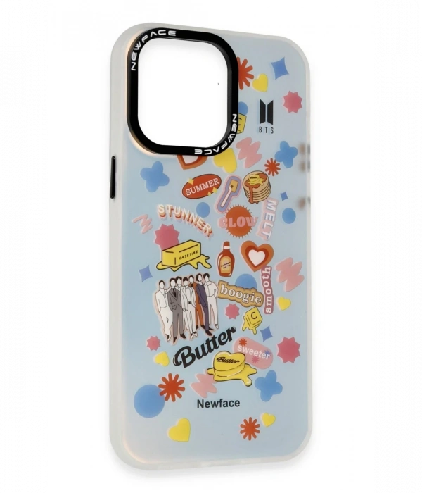 Newface iPhone 13 Pro Kılıf Estoril Desenli Kapak