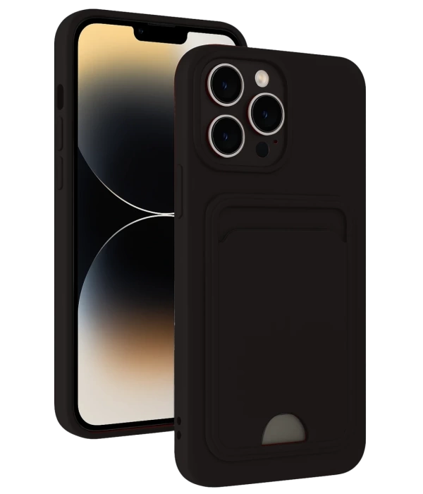 Newface iPhone 13 Pro Kılıf Kelvin Kartvizitli Silikon
