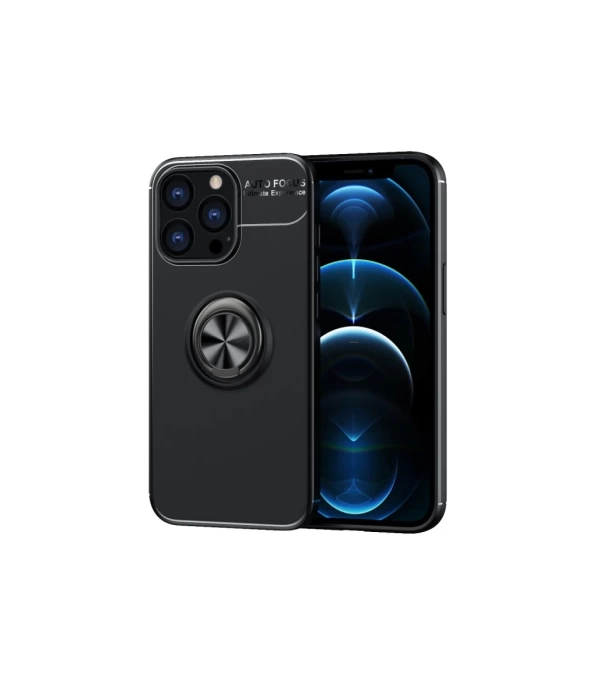 Newface iPhone 13 Pro Kılıf Range Yüzüklü Silikon