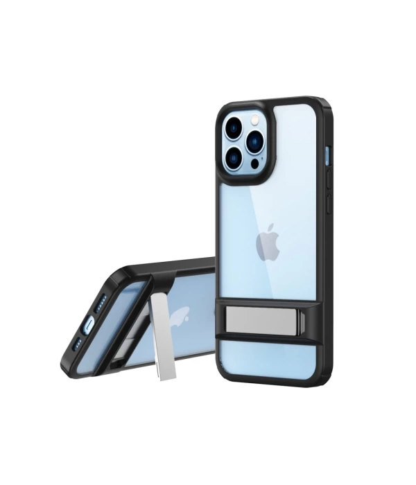 Newface iPhone 13 Pro Kılıf Rolet Stand Kapak