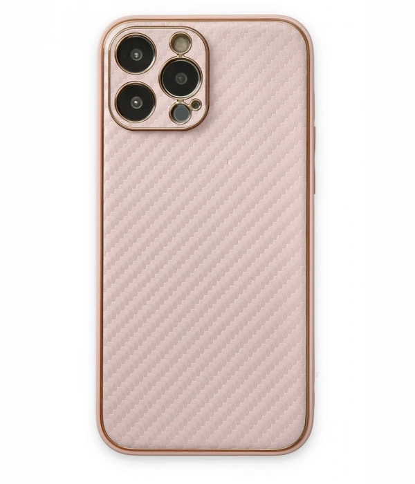 Newface iPhone 13 Pro Max Kılıf Coco Karbon Silikon