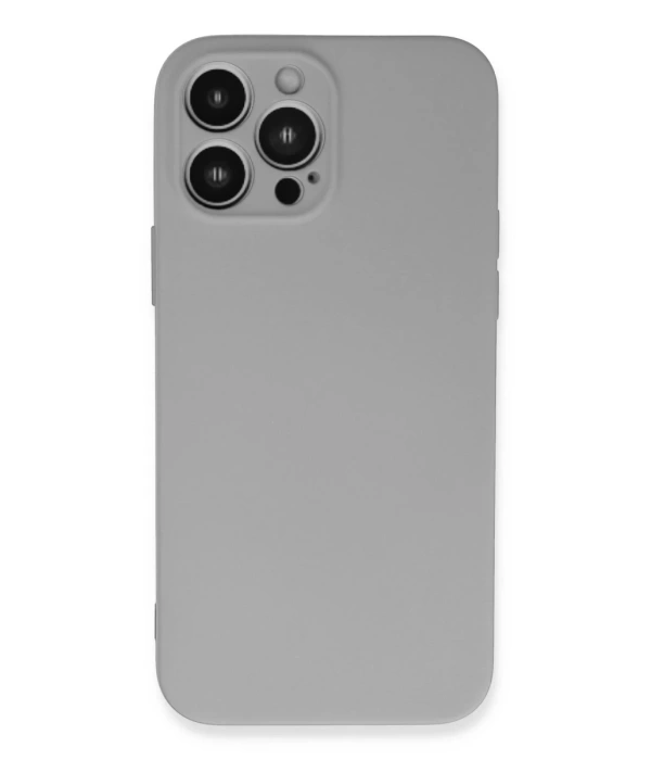 Newface iPhone 13 Pro Max Kılıf Nano içi Kadife Silikon