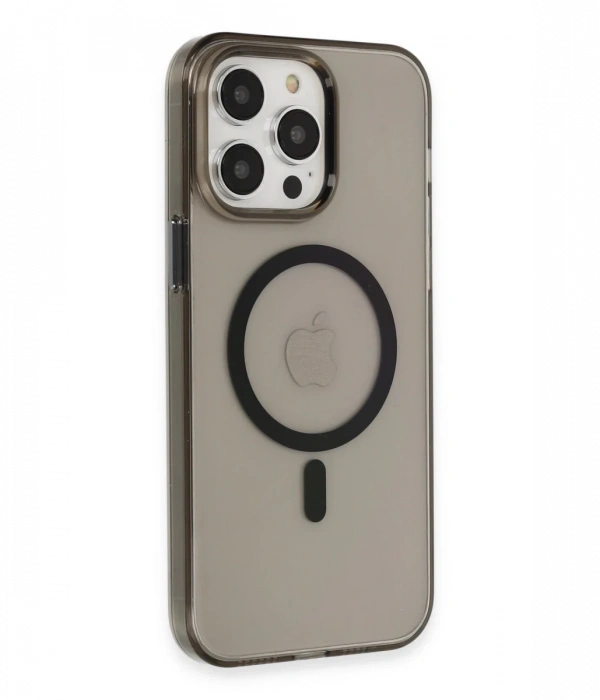 Newface iPhone 13 Pro Max Kılıf Tron Şeffaf Magsafe Kapak