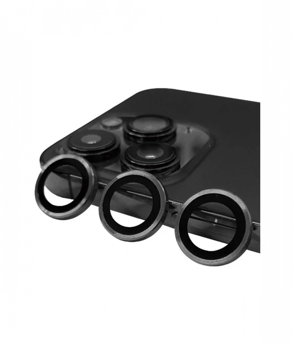 Newface iPhone 13 Pro Max Raze Metal Kamera Lens - Gri