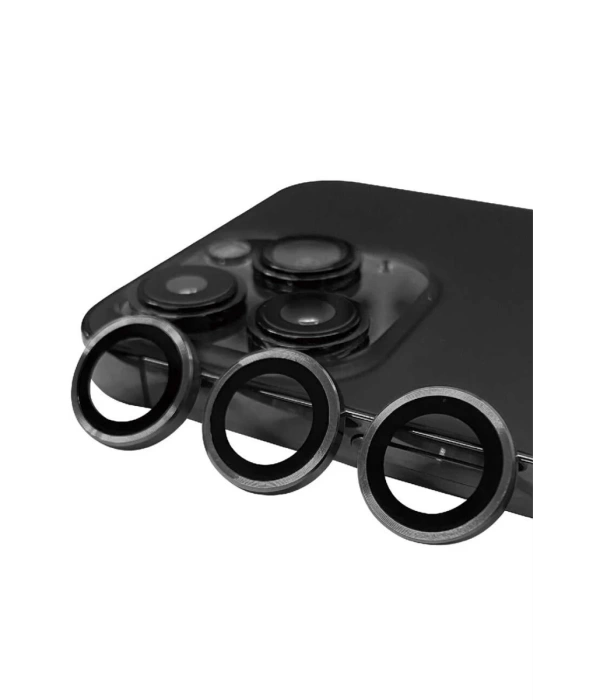 Newface iPhone 13 Pro Raze Metal Kamera Lens - Gri