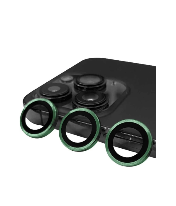 Newface iPhone 13 Pro Raze Metal Kamera Lens - Yeşil