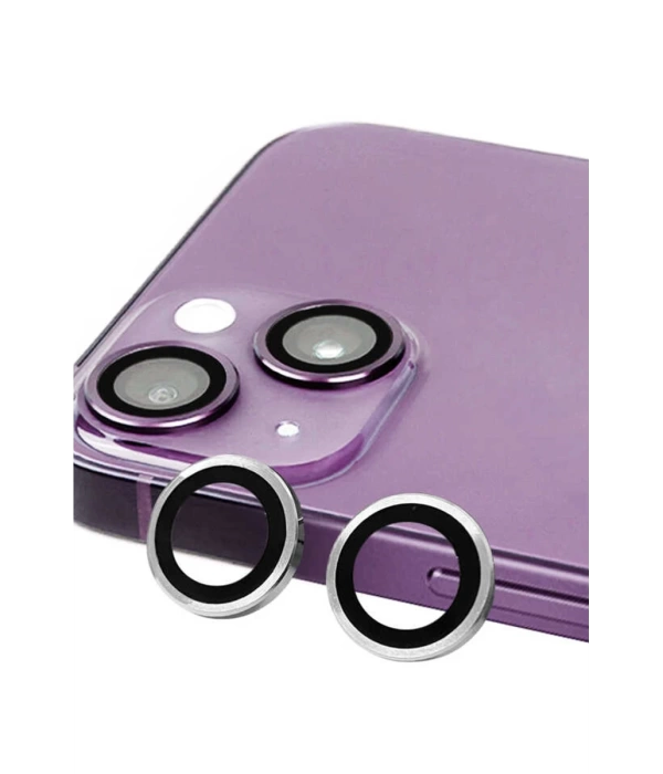 Newface iPhone 13 Raze Metal Kamera Lens - Gümüş