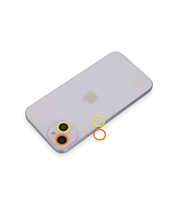 Newface iPhone 13 Renkli Kamera Lens Koruma Cam