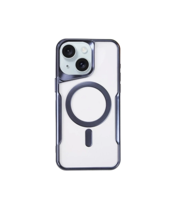 Newface iPhone 14 Kılıf Boyi Magsafe Silikon Kapak - Lacivert