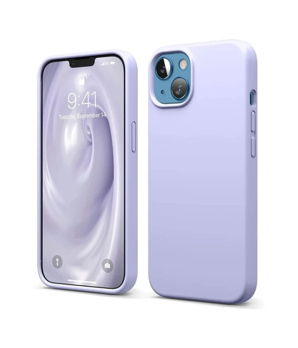 Newface iPhone 14 Kılıf First Silikon - Lila