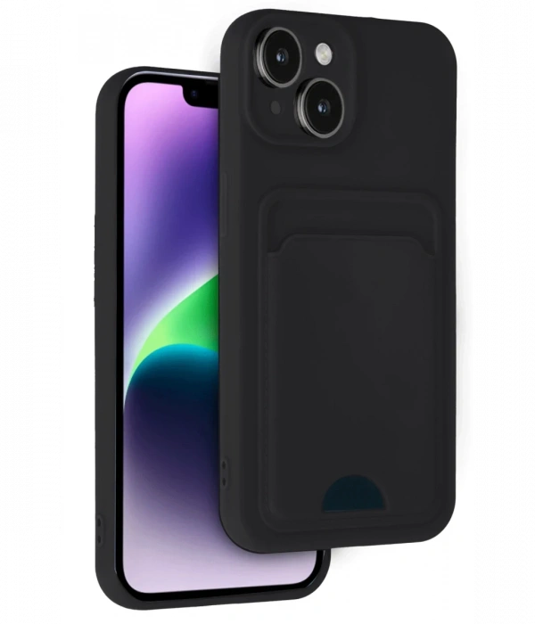 Newface iPhone 14 Kılıf Kelvin Kartvizitli Silikon