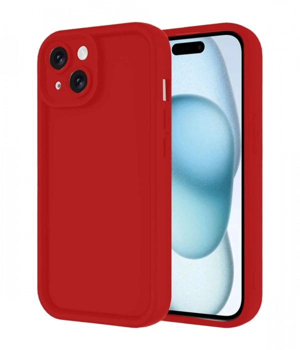 Newface iPhone 14 Kılıf Viera Silikon - Kırmızı
