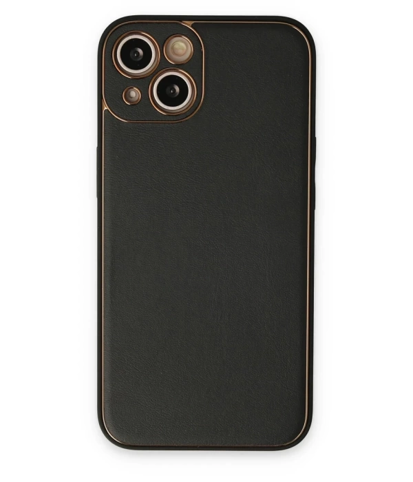 Newface iPhone 14 Plus Kılıf Coco Deri Silikon Kapak