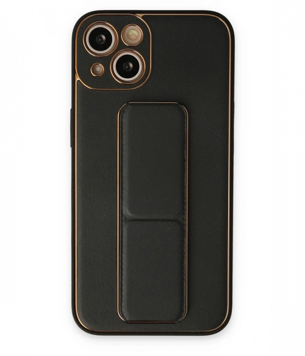 Newface iPhone 14 Plus Kılıf Coco Deri Standlı Kapak