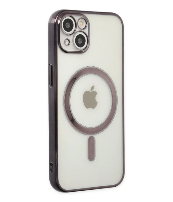 Newface iPhone 14 Plus Kılıf Magneticsafe Lazer Silikon