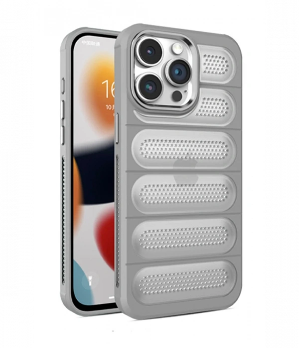 Newface iPhone 14 Pro Kılıf Airmax Silikon Kapak - Titan Gri